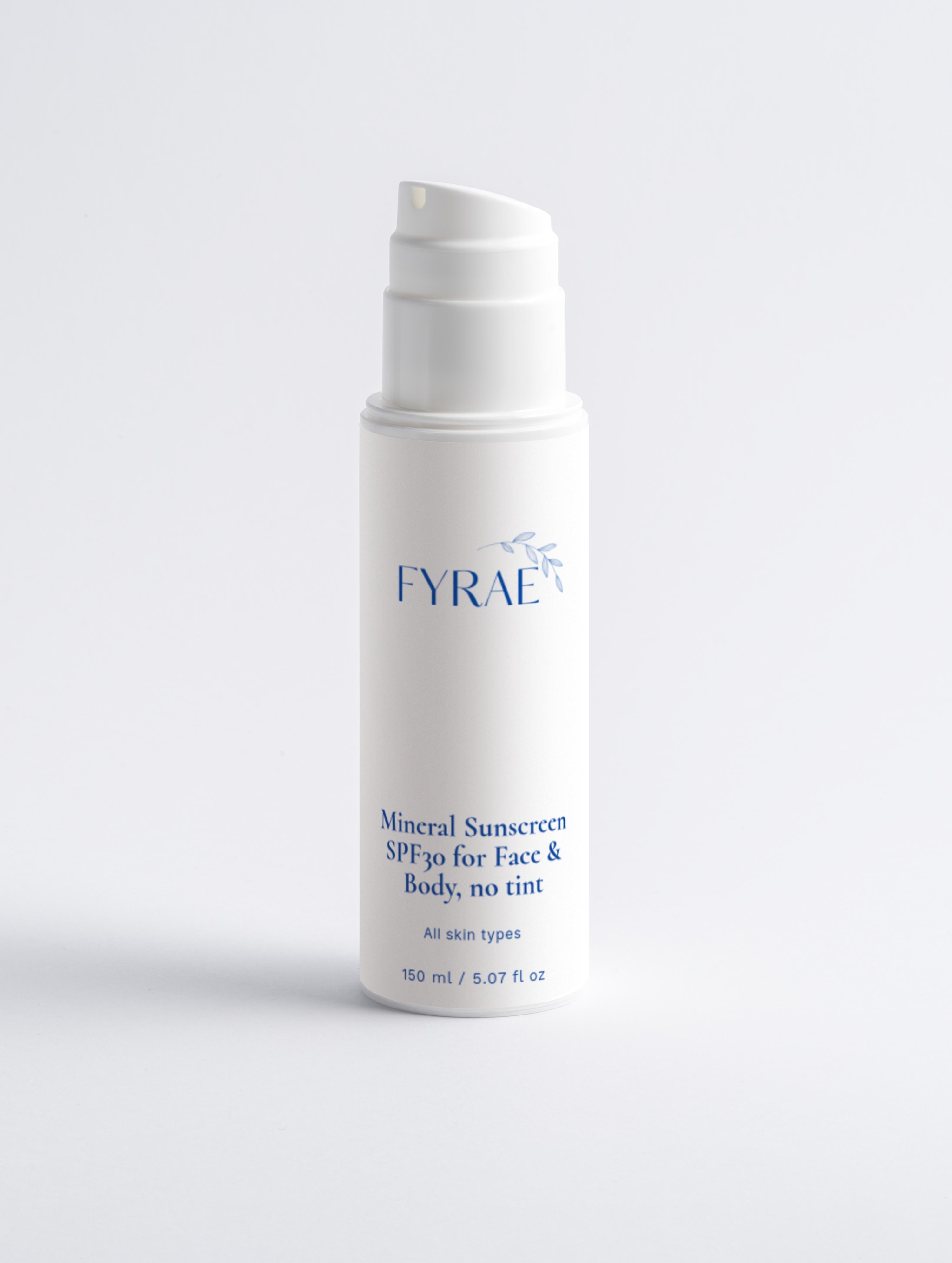 Mineral Sunscreen SPF30 for Face & Body, no tint